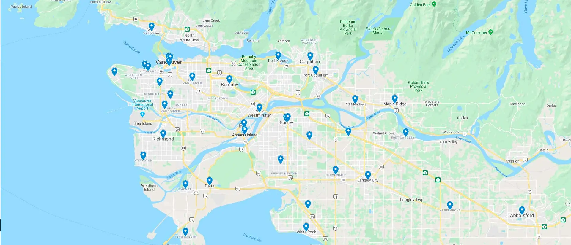 GVA map